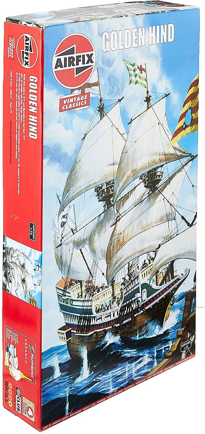 Golden Hind Vintage Classic Tall Ship Air Fix Model Kit