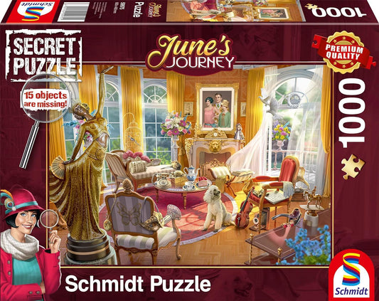 Schmidt June's Journey: Parlor of the Orchid Estate 1000 Piece Jigsaw Puzzle