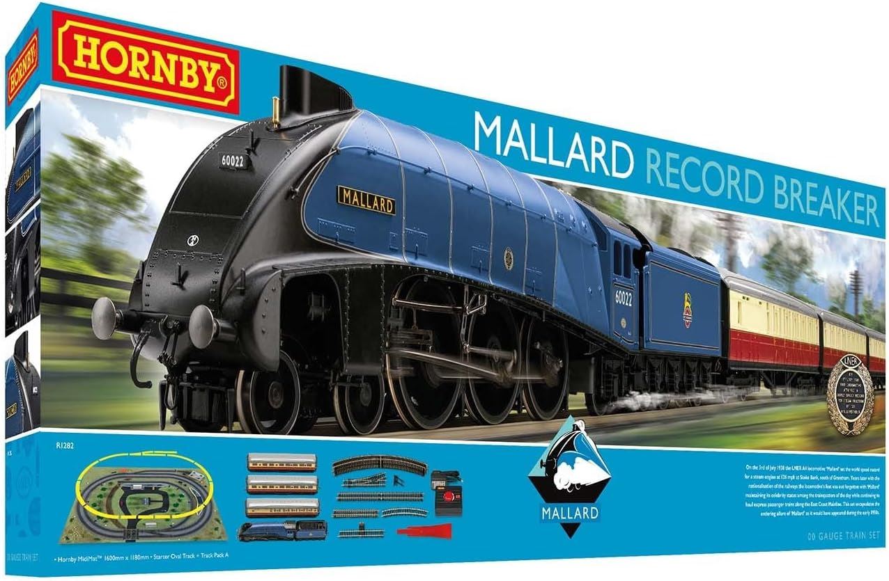Hornby Mallard Record Breaker Train Set