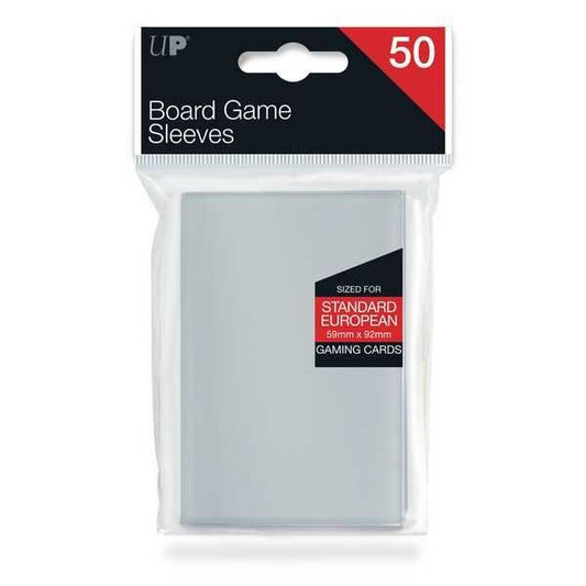 Ultra Pro Standard European Board Game Sleeves 59mm x 92mm (50 Sleeves)