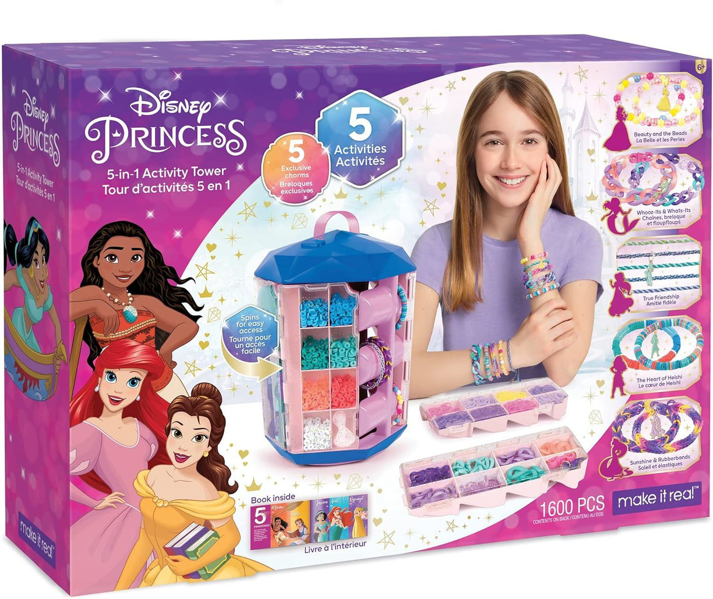 Make It Real Disney 5 in 1 Activity Tower