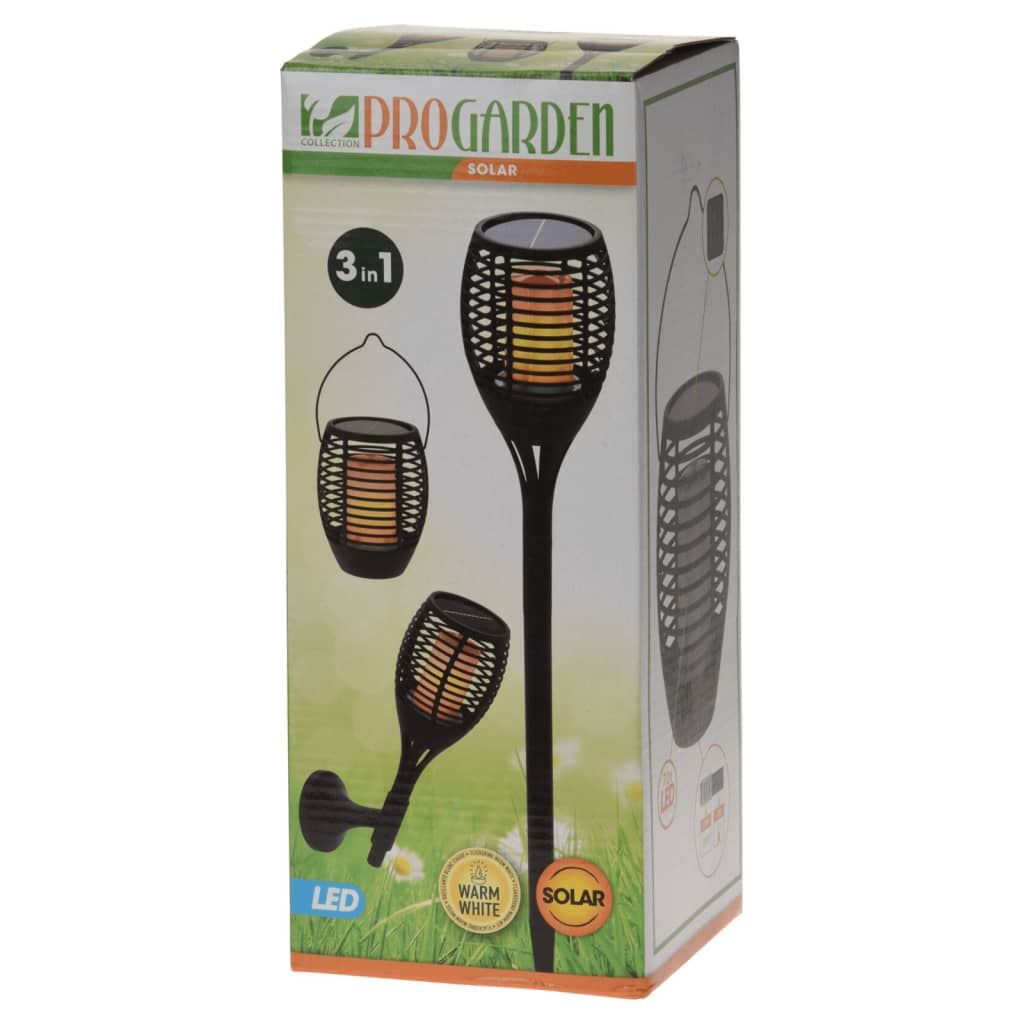 ProGarden 3 in 1 LED Solar Torch