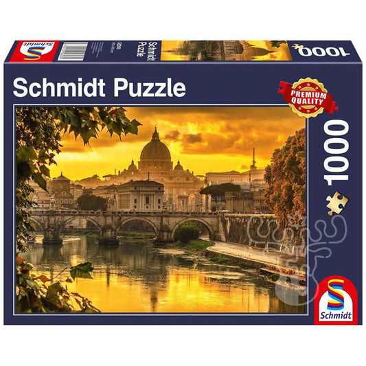 Golden Light over Rome 1000 Piece Jigsaw Puzzle