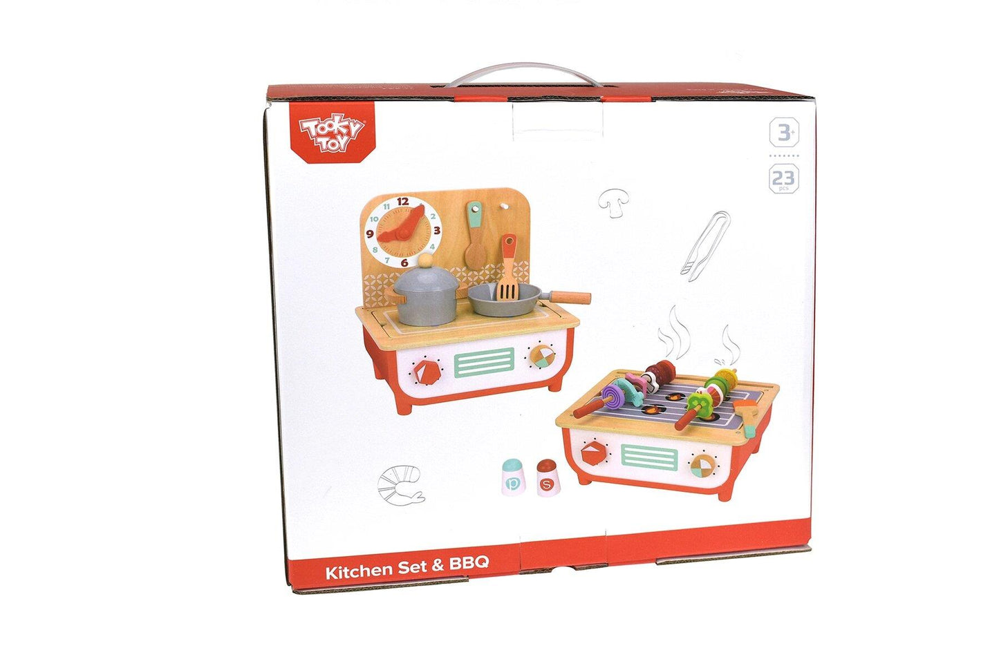 Tooky Toy Wooden Kitchen & BBQ