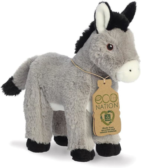 Aurora Eco Nation Donkey 11 Inch Soft Toy