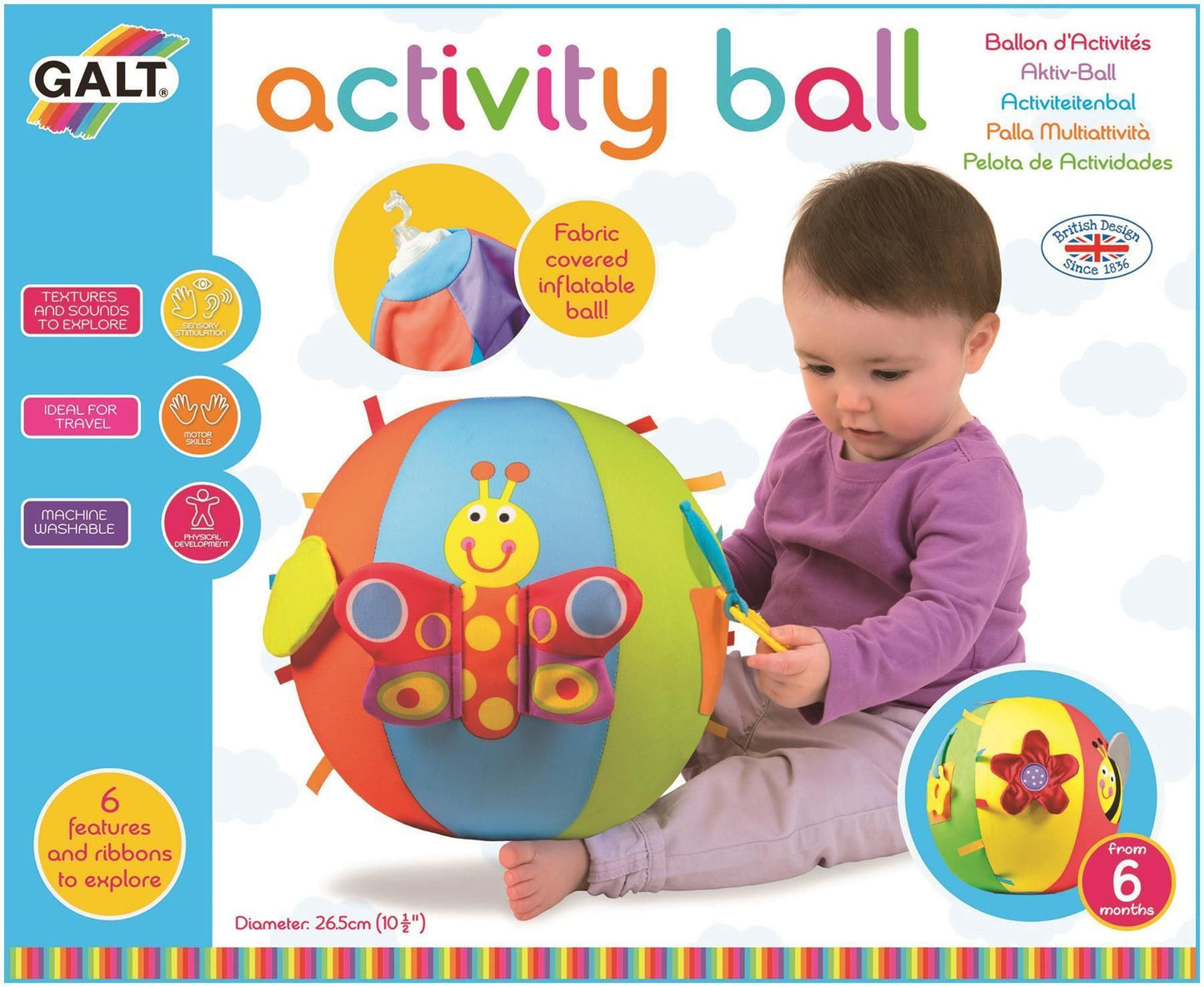 Galt Toys - Baby Sensory Activity Ball