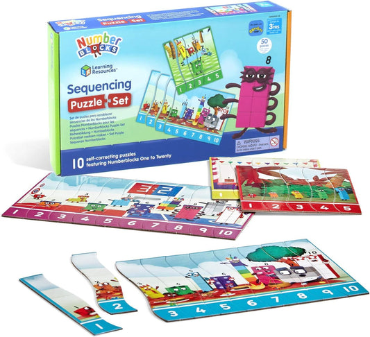 Numberblocks Sequencing Puzzle Set