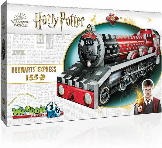 Wrebbit 3D Harry Potter Mini Hogwarts Express Jigsaw Puzzle - 155 Pieces
