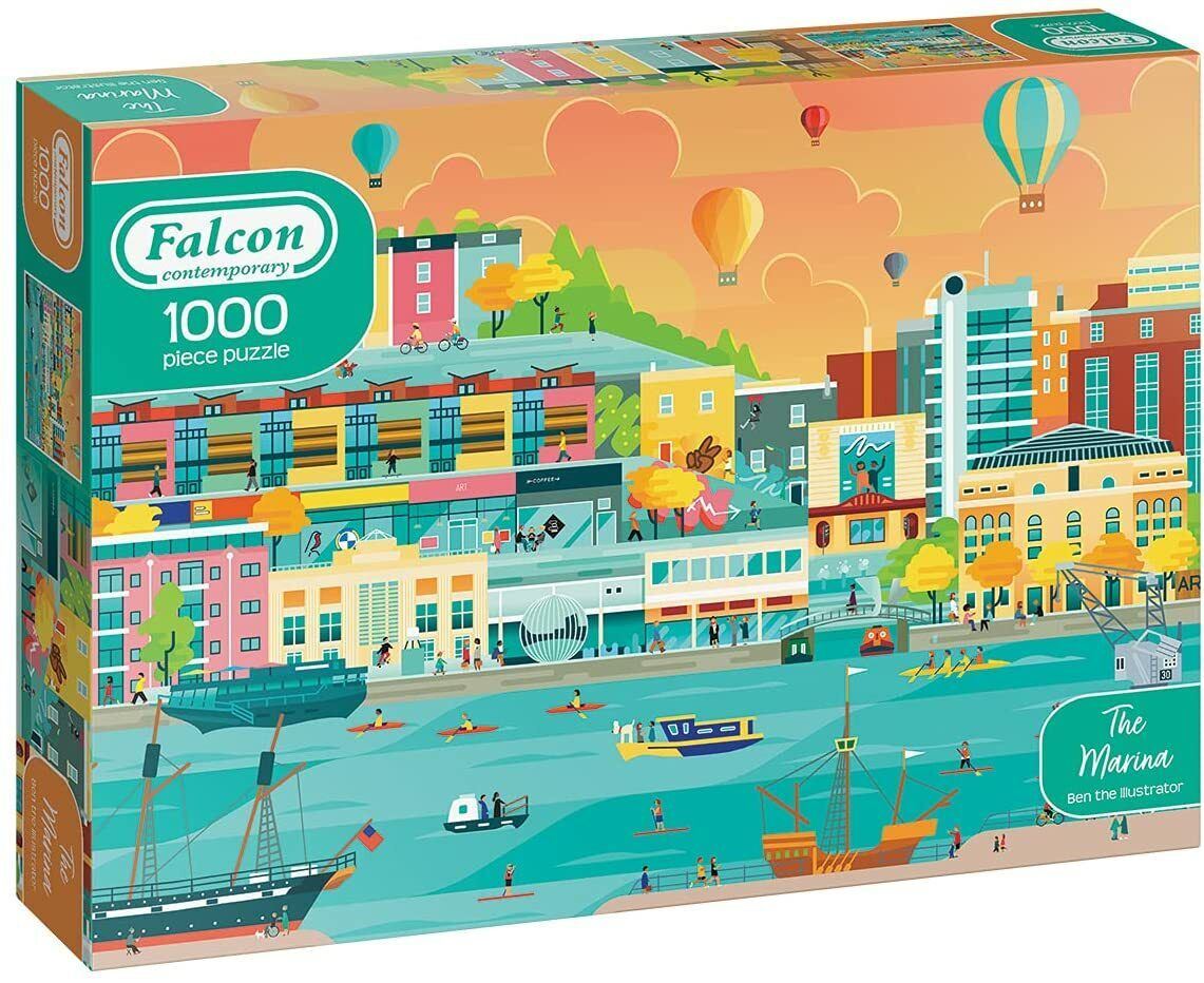Falcon Contemporary The Marina Jigsaw Puzzle - 1000 Pieces