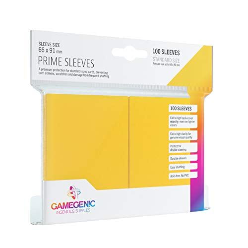 Gamegenic Prime 100 Sleeves Yellow