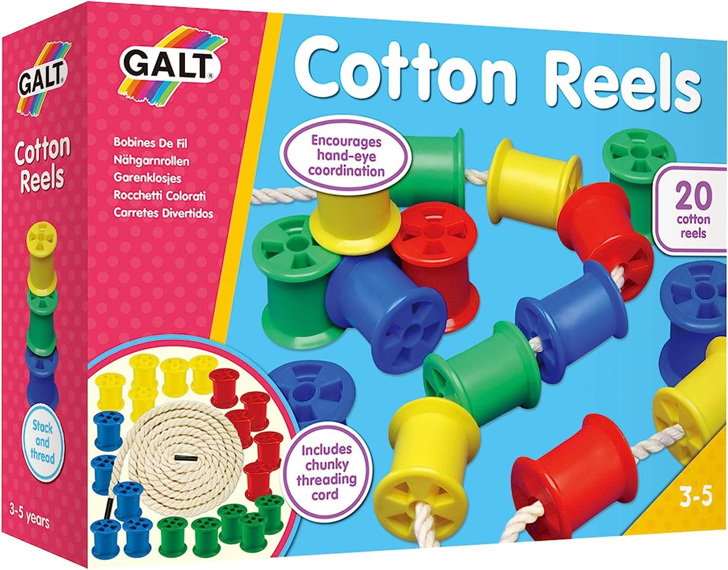 Galt Toys - Cotton Reels Play & Learn Toy