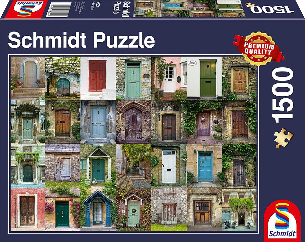 Schmidt Collage of Doors Jigsaw Puzzle - 1500 Pieces