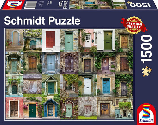 Schmidt Collage of Doors Jigsaw Puzzle - 1500 Pieces