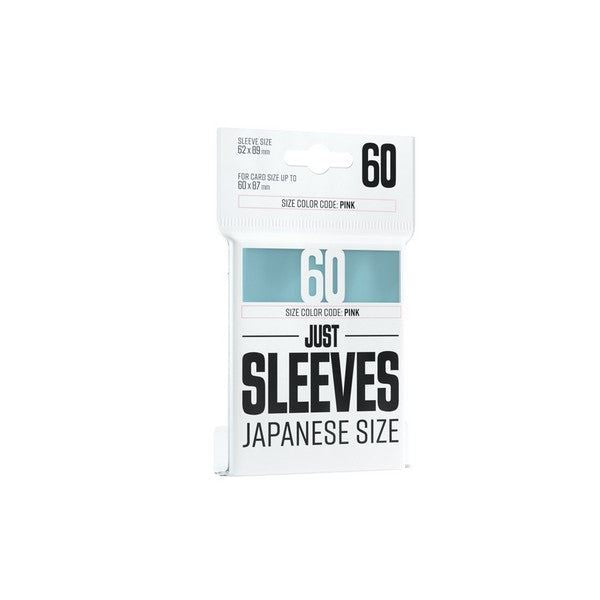 Gamegenic Just Sleeves: Japanese Size Clear 60 Sleeves