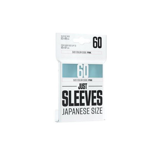 Gamegenic Just Sleeves: Japanese Size Clear 60 Sleeves