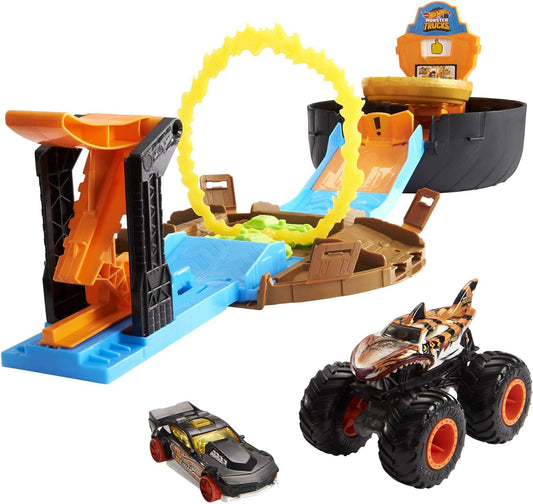 Hot Wheels - Monster Truck Stunt Tyre Playset	