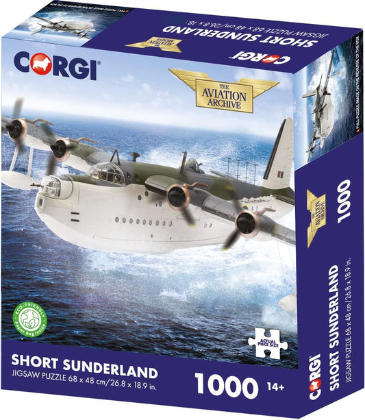 Corgi Short Sunderland 1000 Piece Jigsaw Puzzle