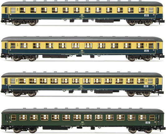 Arnold DB 4-unit Set Interzonenzug consists of type m coaches period IV-V