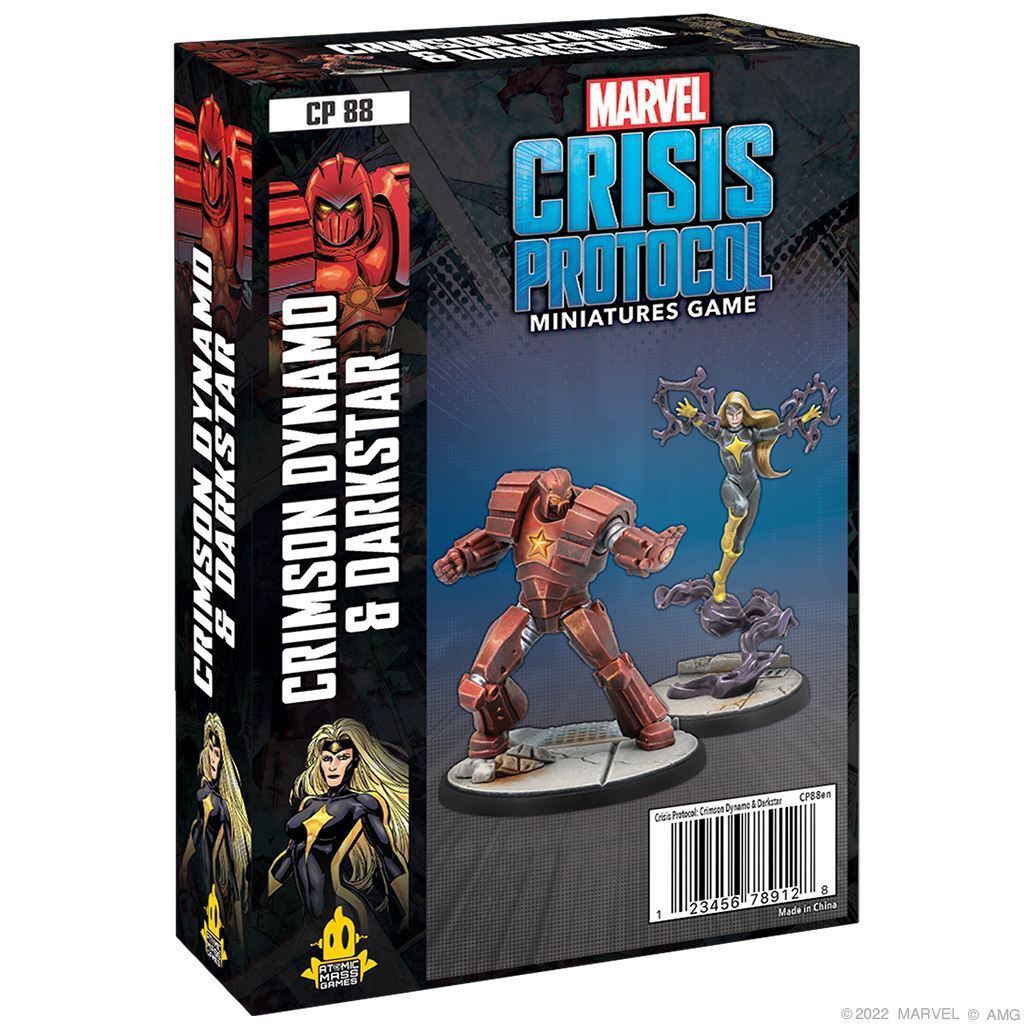 Crimson Dynamo & Dark Star: Marvel Crisis Protocol Miniatures