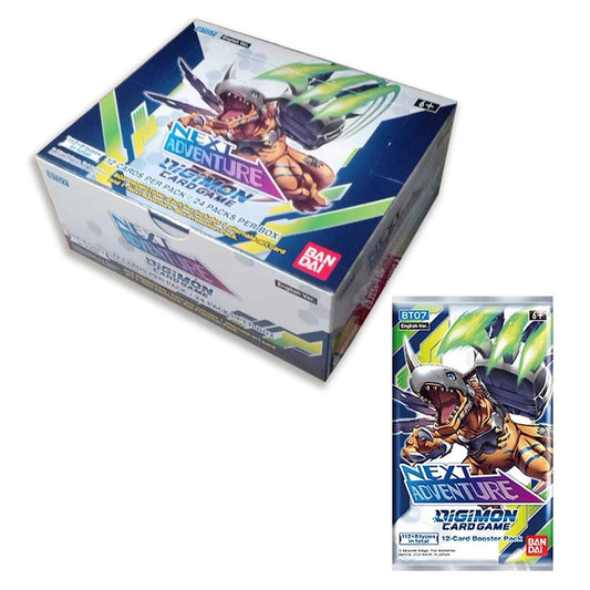 Digimon Card Game: Booster - Next Adventure BT07 Booster Box (24 Packs)