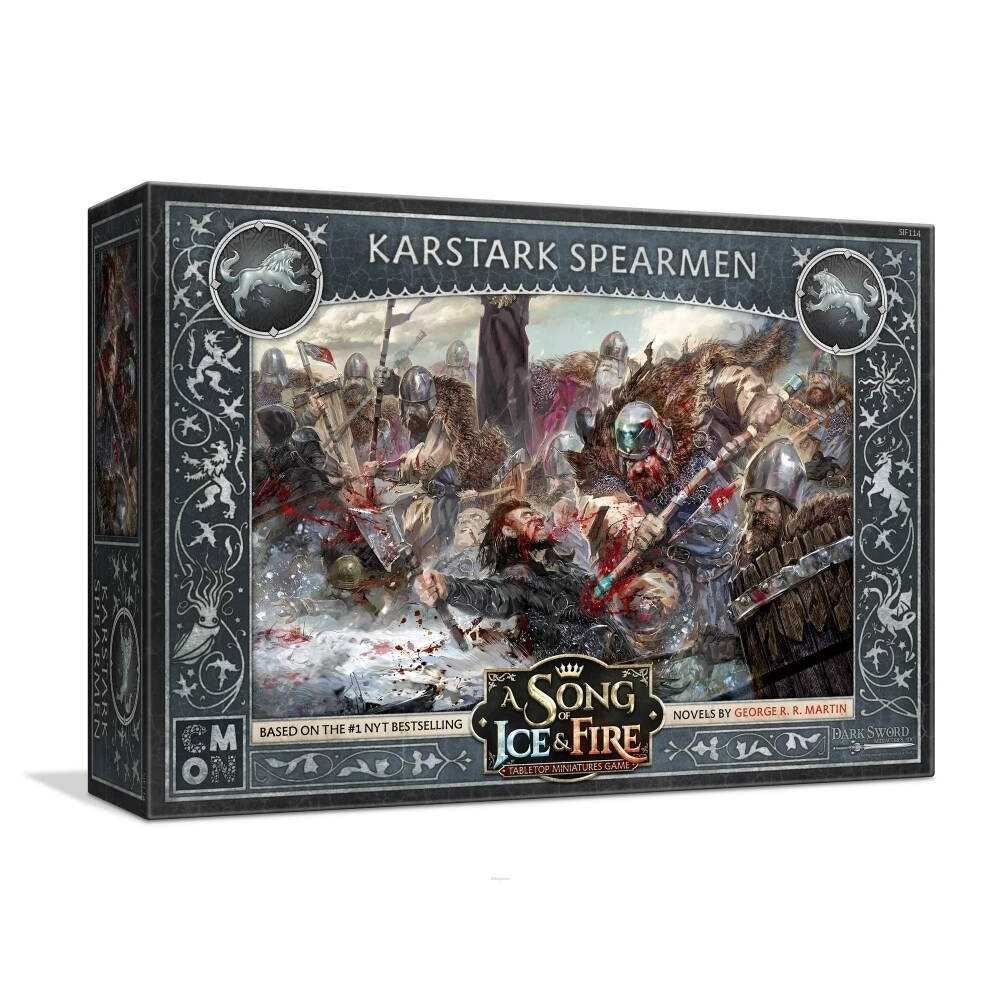 A Song of Ice & Fire Minaitures Game House Karstark Spearmen