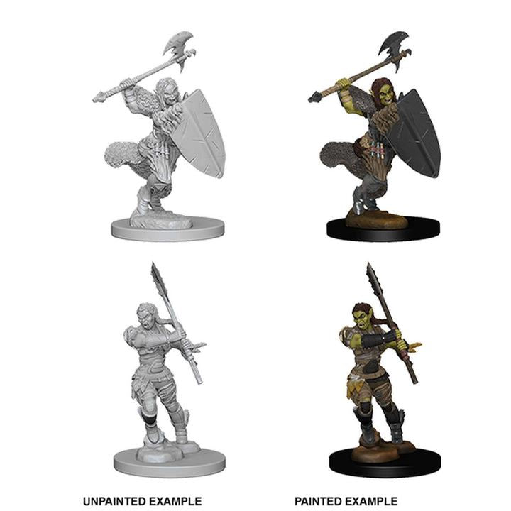 Pathfinder Deep Cuts Unpainted Miniatures (W1) Half-Orc Female Barbarian