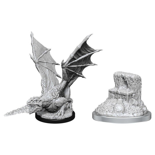 D&D Nolzur's Marvelous Unpainted Miniatures: White Dragon Wyrmling