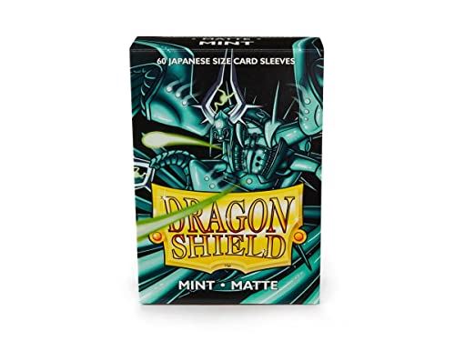 Dragon Shield Matte Mint 60 Japanese Size Sleeves	