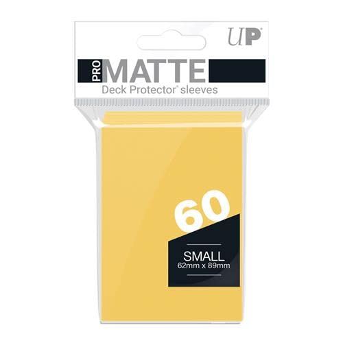 Ultra Pro Pro-Matte Yellow Small Deck Protectors - 60 Sleeves