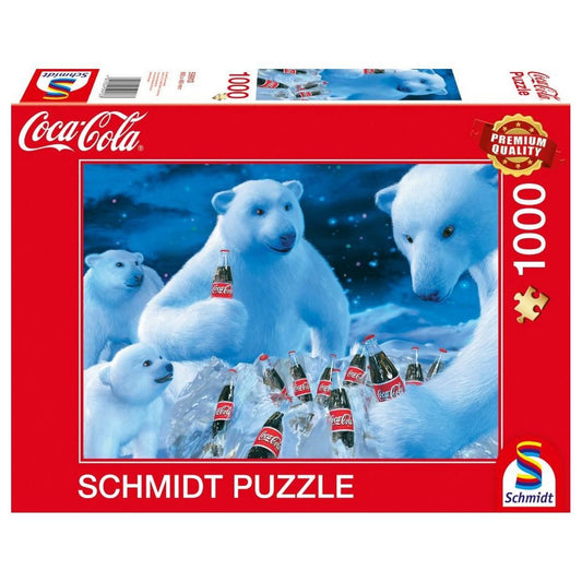 Schmidt Coca Cola: Polar Bears Jigsaw Puzzle - 1000 Pieces