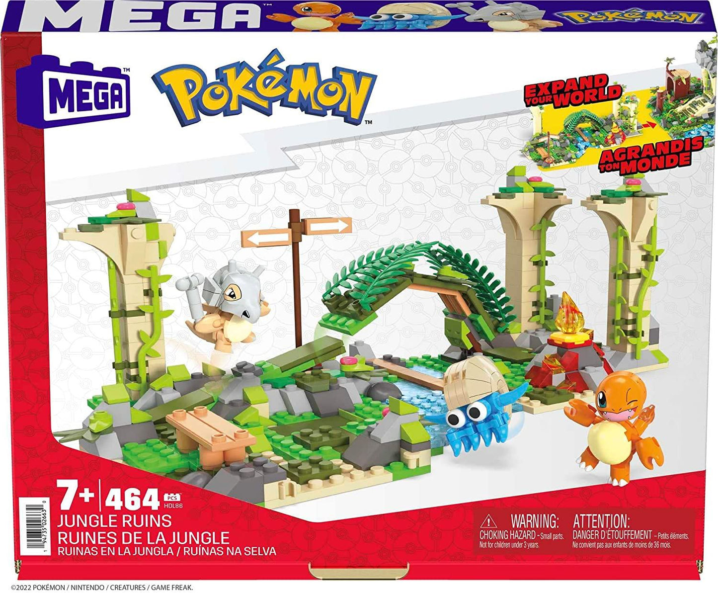 MEGA Pokemon Adventures Ancient Ruins Building Set