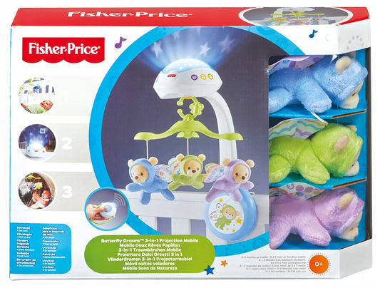 Fisher-Price Butterfly Dreams 3-in-1 Projection Mobile