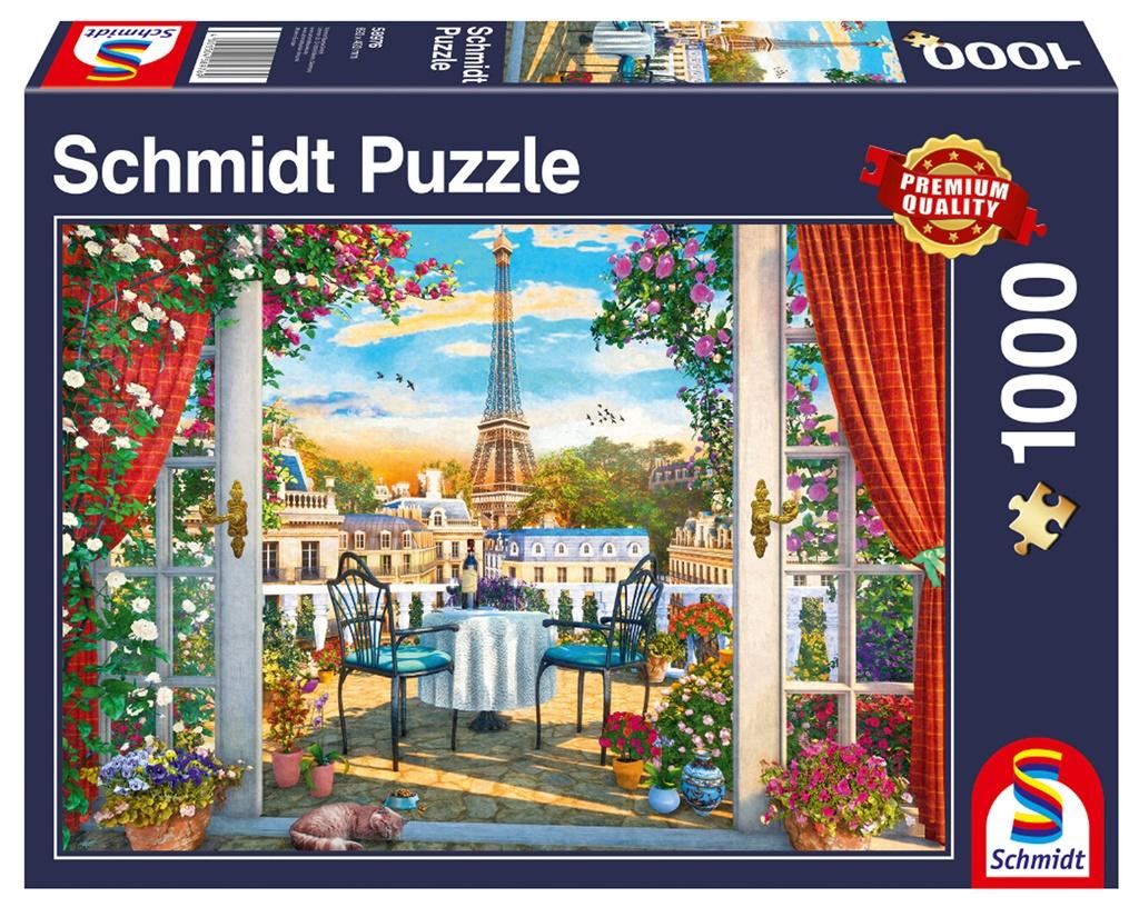 Schmidt A Terrace in Paris Jigsaw Puzzle - 1000 Pieces