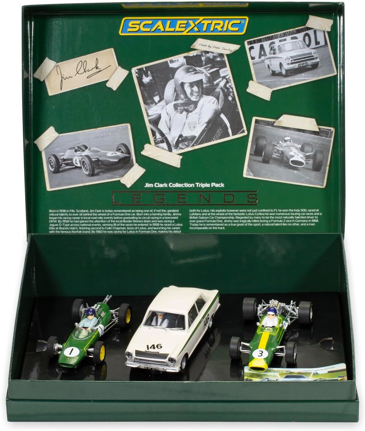 Scalextric Jim Clark Collection Triple Car Pack