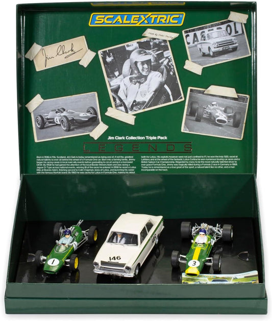 Scalextric Jim Clark Collection Triple Car Pack