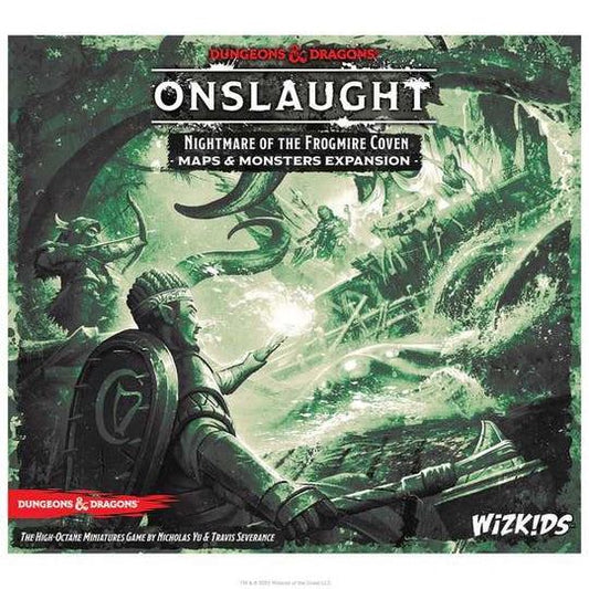 Dungeons & Dragons Onslaught Nightmare of the Frogmire Coven Maps & Monsters Expansion
