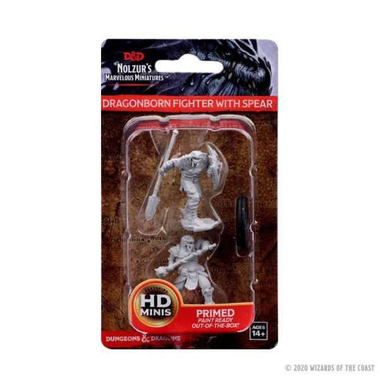 D&D Nolzur's Marvelous Unpainted Miniatures (W5) Dragonborn Male Fighter with Spear