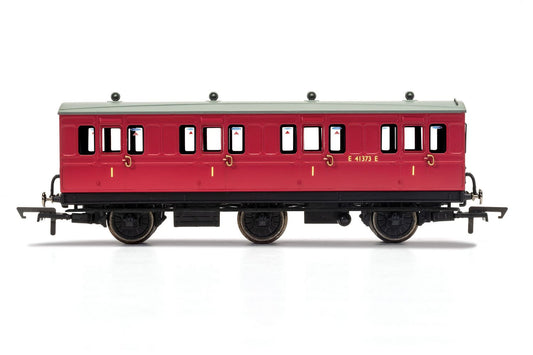 Hornby BR, 6 Wheel Coach, 1st Class, Fitted Lights, E41373 - Era 4