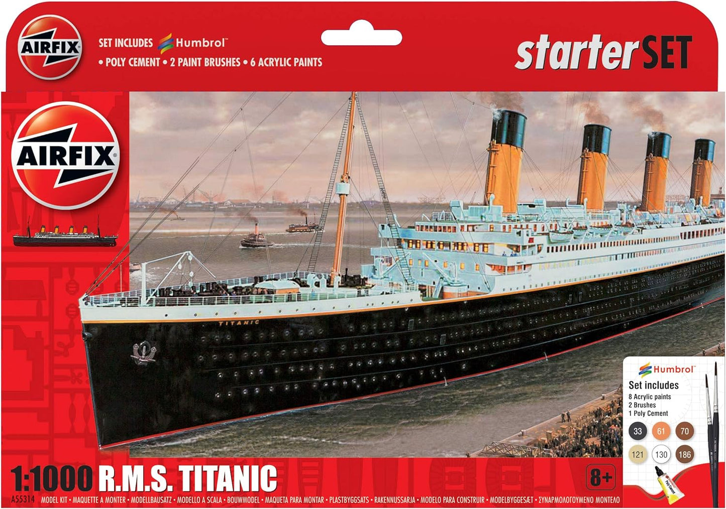 RMS Titanic Starter Set Air Fix Gift Set	