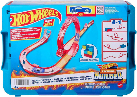 Hot Wheels Track Builder Flame Stunt Pack