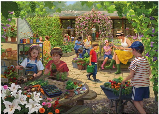 Jumbo Falcon de luxe The Vegetable Garden 1000 Piece Jigsaw Puzzle