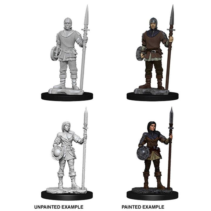 WizKids Deep Cuts Unpainted Miniatures (W10) 100DEEP Guards