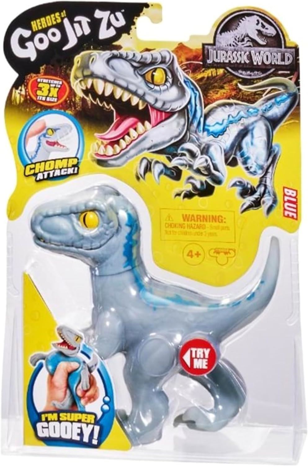 Heroes of Goo Jit Zu Jurassic World Single Pack - Blue