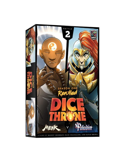 Dice Throne: Season One Rerolled 2: Monk vs. Paladin Expansion Board Game