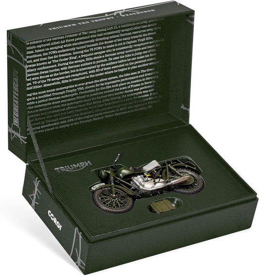 Corgi The Great Escape - Triumph TR6 Trophy (Weathered) Diecast
