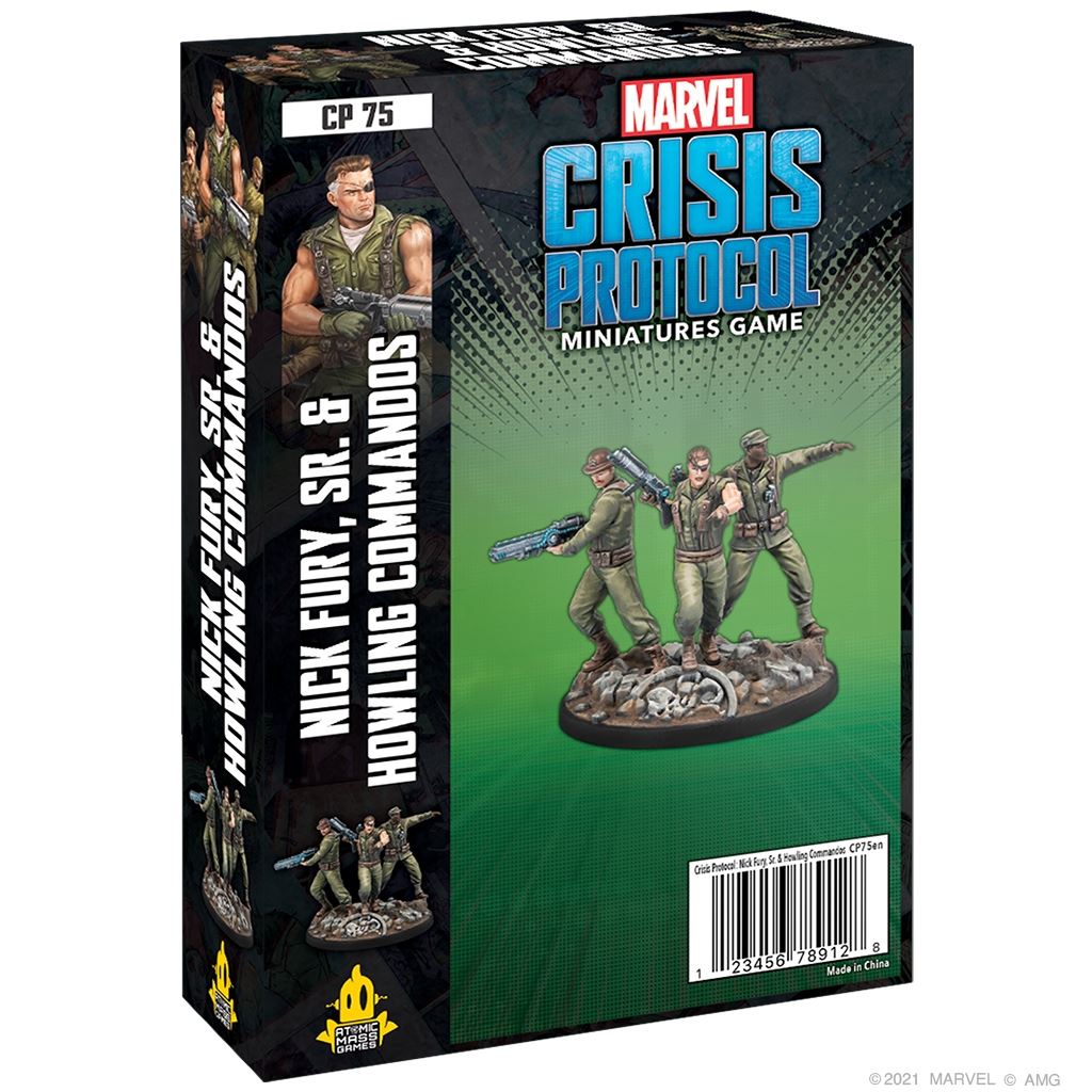 Nick Fury Sr and Howling Commandos: Marvel Crisis Protocol Miniatures