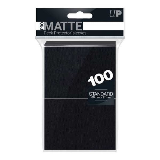 Ultra PRO-Matte 100 Standard Sleeves: Black