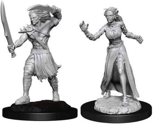 Magic the Gathering Unpainted Miniatures (W13) Vampire Lacerator & Vampire Hexmage