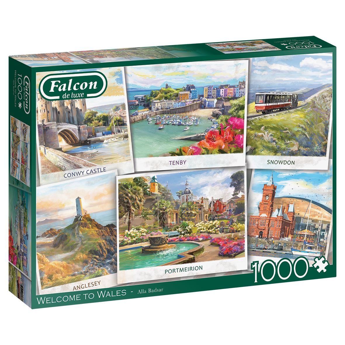 Falcon de luxe Welcome to Wales Jigsaw Puzzle - 1000 Pieces