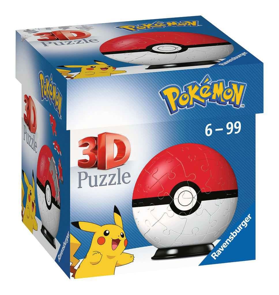Pokemon 3D Puzzle Pokeballs: Classic (55 pieces)	
